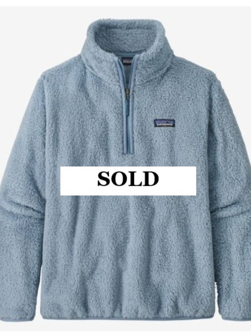 Patagonia Women Los Gatos 1/4 Zip Fleece Pullover Sweater Medium Long Sleeve
